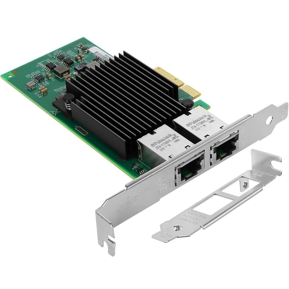 EUQVOS X540-T1 10G PCIe X8 Single Port RJ45 Server‎ LAN Card Intel X540 Adapter